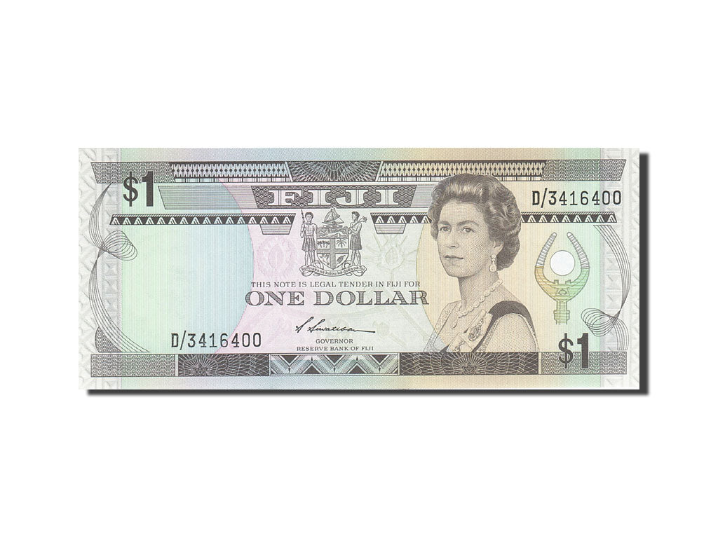 Fiji, 1 Dollar, 1987-1988, KM:86a, UNC(65-70)