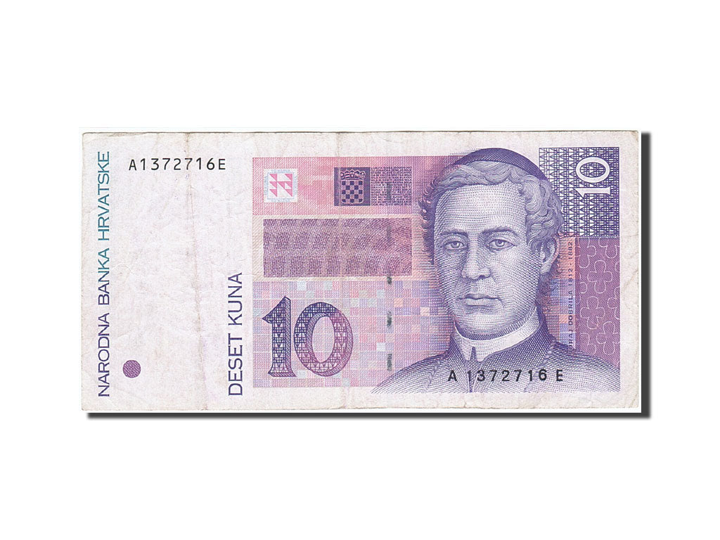 Banconote, Croazia, 10 Kuna, 1993, KM:29a, 1993-10-31, MB