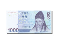 Billet, South Korea, 1000 Won, 2000-2002, 2007, KM:54a, NEUF