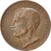 ITALY, 10 Centesimi, 1911, Rome, KM #51, EF(40-45), Bronze, 30.13, 9.96