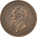 Coin, Italy, Vittorio Emanuele II, 5 Centesimi, 1861, Milan, AU(50-53), Copper