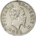 ITALY, 50 Centesimi, 1863, Milan, KM #14.1, EF(40-45), Silver, 2.49