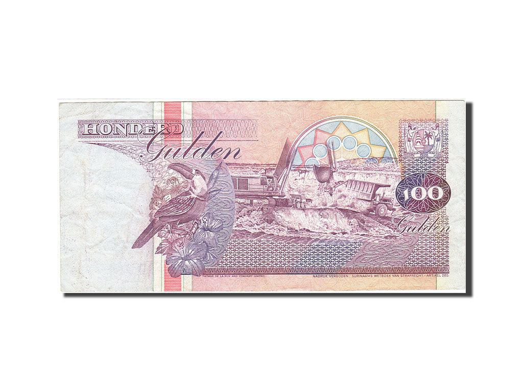Banconote, Suriname, 100 Gulden, 1991-1997, KM:139a, 1991-07-09, MB