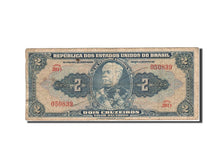 Banknote, Brazil, 2 Cruzeiros, 1943-1944, Undated (1944), KM:133a, VG(8-10)
