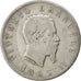 ITALY, 2 Lire, 1863, Naples, KM #16.1, F(12-15), Silver, 9.55