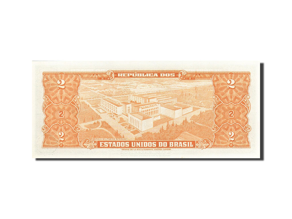 Brazil, 2 Cruzeiros, 1953-1960, KM:157Aa, UNC(64)