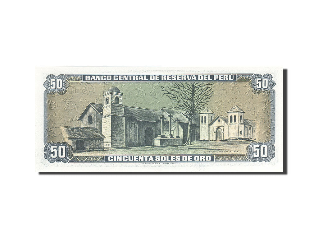 Banknote, Peru, 50 Soles De Oro, 1976-1977, 1977-12-15, KM:113, UNC(65-70)
