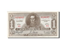 Banknote, Bolivia, 1 Boliviano, 1928, 1928, KM:119a, UNC(63)