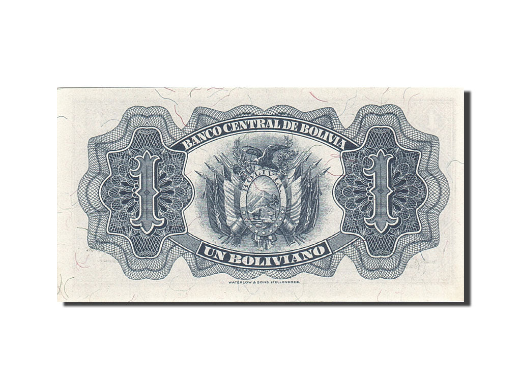 Banknote, Bolivia, 1 Boliviano, 1928, 1928, KM:119a, UNC(63)