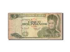 Bolivia, 5 Bolivianos, 1995, KM:215a, 1995, VG(8-10)