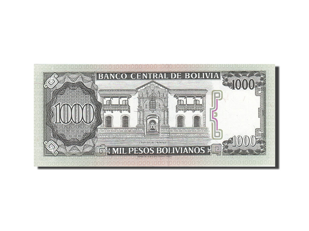 Banconote, Bolivia, 1000 Pesos Bolivianos, 1981-1984, KM:167a, 1982-06-25, FDS