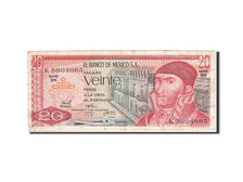 México, 20 Pesos, 1969-1974, 1973-07-18, KM:64b, BC