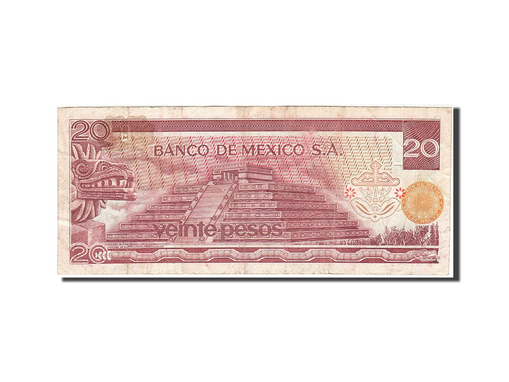 Mexico, 20 Pesos, 1969-1974, 1973-07-18, KM:64b, VF(20-25)