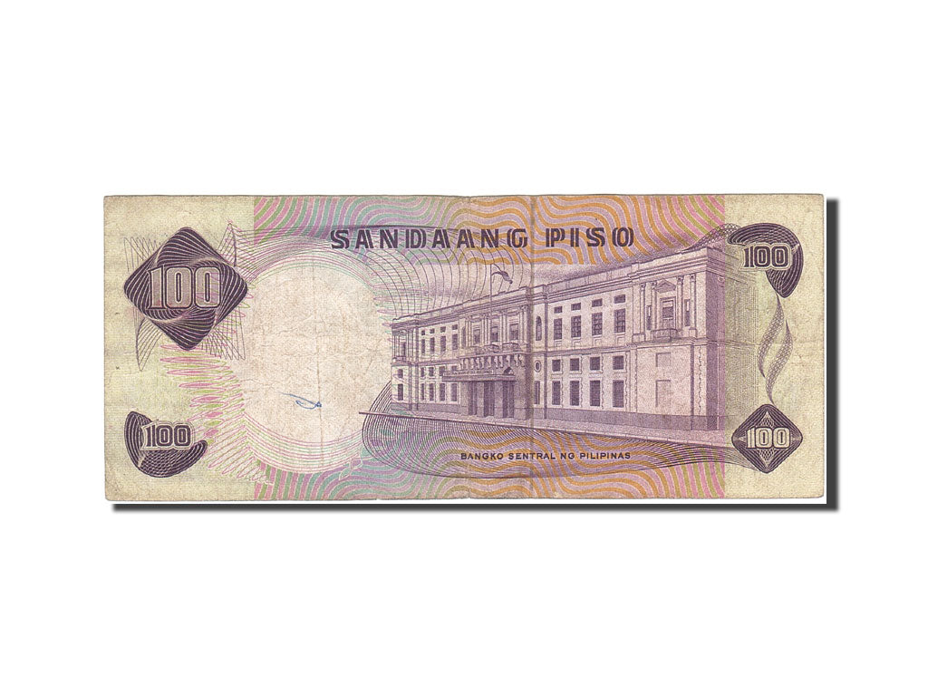 Philippines, 100 Piso, 1969, Undated (1969), KM:147b, VF(20-25)