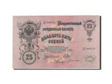 Billet, Russie, 25 Rubles, 1905-1912, 1912-1917, KM:12b, TTB