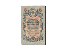 Banconote, Russia, 5 Rubles, 1905-1912, KM:10b, 1912-1917, MB+