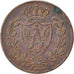 Italie, Sardaigne, Charles Félix, 5 Centesimi 1826 Turin, KM 127.1