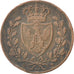 ITALIAN STATES, 5 Centesimi, 1826, Torino, KM #127.1, EF(40-45), Copper, 28,...