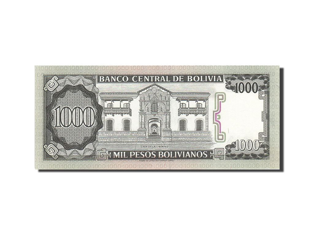 Banconote, Bolivia, 1000 Pesos Bolivianos, 1981-1984, KM:167a, 1982-06-25, SPL