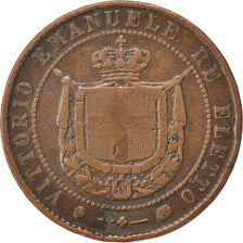 ITALIAN STATES, 5 Centesimi, 1859, KM #83, VF(20-25), Copper, 4.87