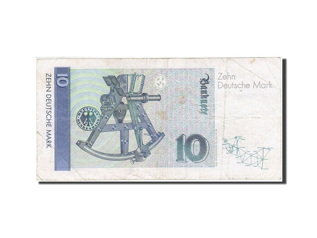 GERMANY - FEDERAL REPUBLIC, 10 Deutsche Mark, 1989-1991, KM:38c, 1993-10-01