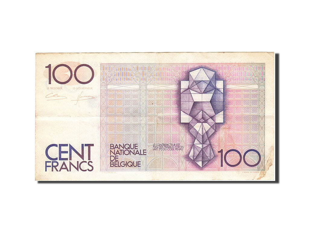 Banknote, Belgium, 100 Francs, 1981-1982, Undated (1982-1994), KM:142a