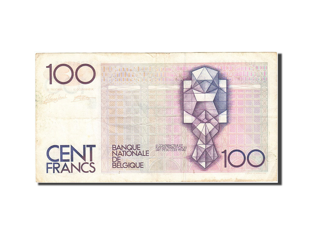 Banknote, Belgium, 100 Francs, 1981-1982, Undated (1982-1994), KM:142a