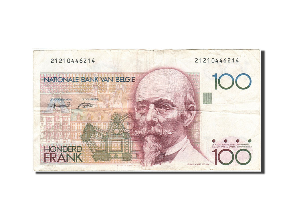 Banknote, Belgium, 100 Francs, 1981-1982, Undated (1982-1994), KM:142a
