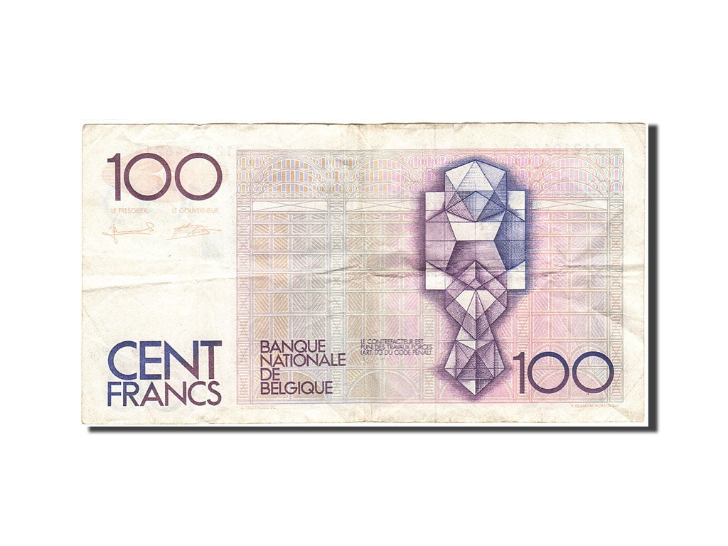 Banknote, Belgium, 100 Francs, 1981-1982, Undated (1982-1994), KM:142a
