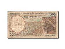 Central African States, Chad, 500 Francs, 1993-1994, 2000, KM:601Pg, VF(20-25)