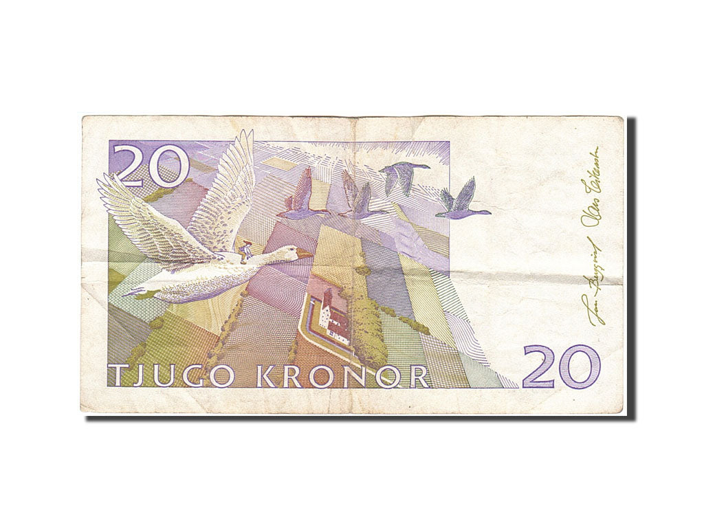 Banknote, Sweden, 20 Kronor, 1997, 2003-2005, KM:63b, VF(20-25)