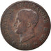 STATI ITALIANI, KINGDOM OF NAPOLEON, Napoleon I, Soldo, 1807, Milan, MB+, Ram...