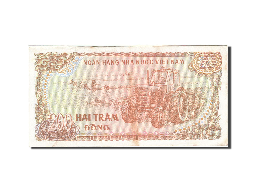 Banknote, Vietnam, 200 D<ox>ng, 1987-1988, 1987, KM:100c, EF(40-45)