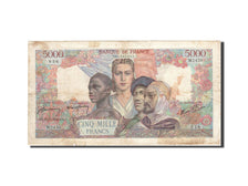 France, 5000 Francs, 1942, KM:103c, 1946-05-31, VG(8-10)