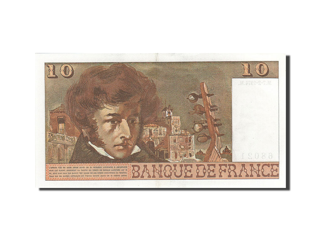 Geldschein, Frankreich, 10 Francs, 1972, 1974-02-07, VZ+, Fayette:63.3, KM:150a