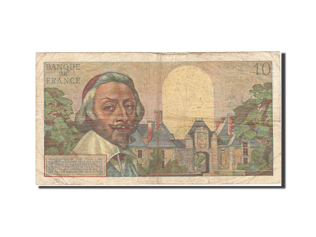 France, 10 Nouveaux Francs, 1959, KM:142a, 1960-08-04, F(12-15), Fayette:57.9