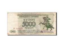 Banknote, Transnistria, 5000 Rublei, 1993-1994, 1993, KM:24, VF(20-25)
