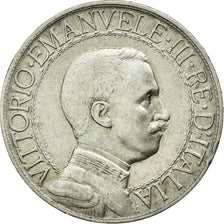 Coin, Italy, Vittorio Emanuele III, Lira, 1910, Rome, EF(40-45), Silver, KM:45