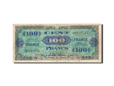 France, 100 Francs, 1944, 1944, KM:123a, TB, Fayette:VF25.1