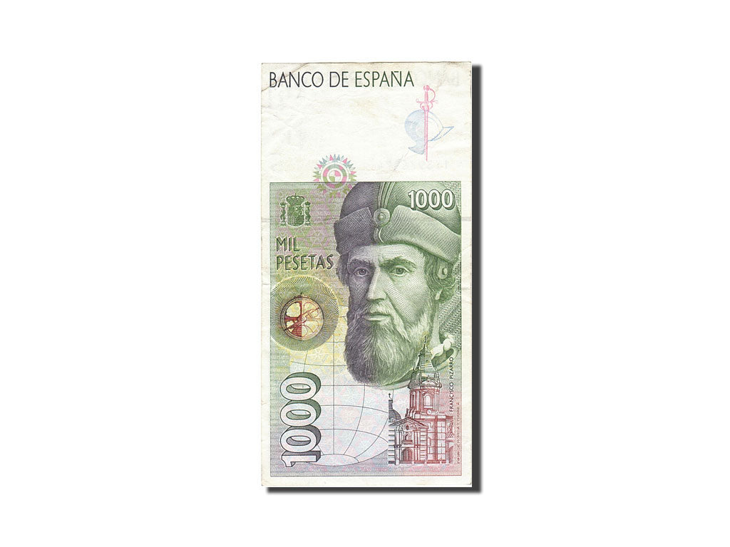 Banknote, Spain, 1000 Pesetas, 1992-1996, 1992-10-12, KM:163, VF(20-25)