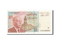 Banknote, Morocco, 20 Dirhams, 1996, 1996, KM:67b, AU(55-58)