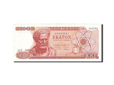 Greece, 100 Drachmai, 1964-1970, KM:196b, 1967-10-01, AU(55-58)