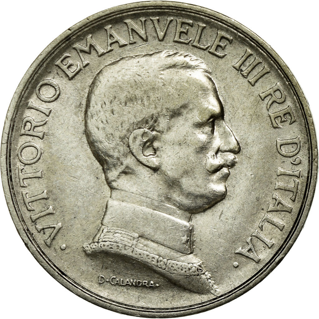 Monnaie, Italie, Vittorio Emanuele III, Lira, 1917, Rome, TTB, Argent, KM:57