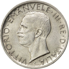 ITALY, 5 Lire, 1930, Rome, KM #67.1, AU(55-58), Silver, 23, 4.99