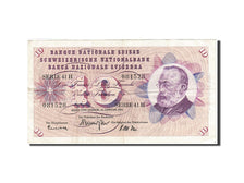 Billete, 10 Franken, 1954-1961, Suiza, KM:45j, 1965-01-21, BC