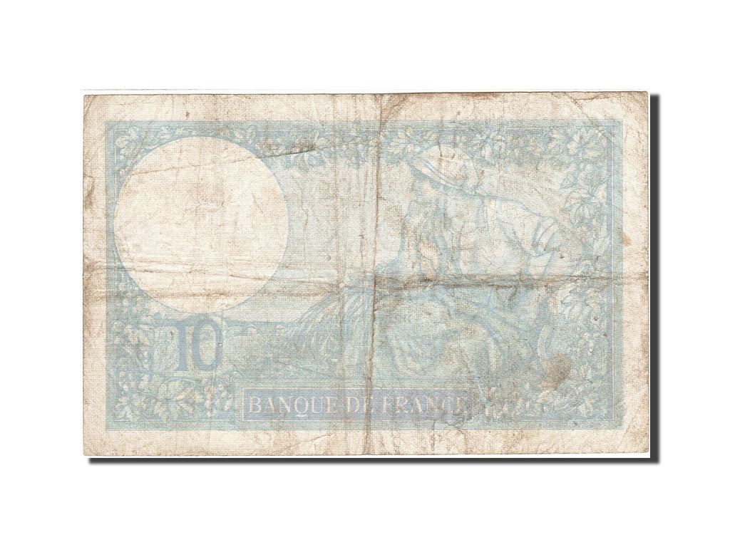 Banconote, Francia, 10 Francs, 1915, 1939-04-06, MB+, Fayette:7.2, KM:84