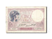 Geldschein, Frankreich, 5 Francs, 1917, 1932-09-15, S+, Fayette:3.16, KM:72d