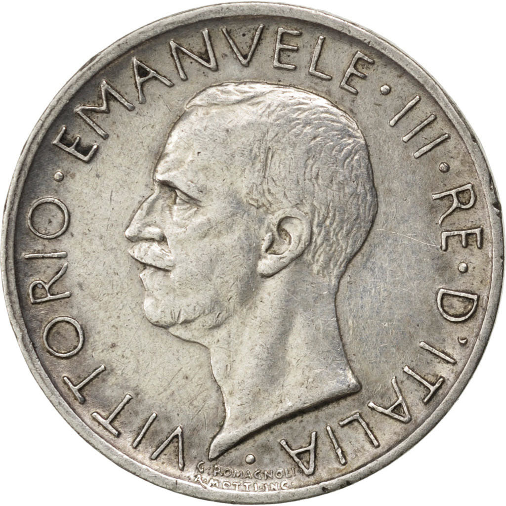 Moneta, Italia, Vittorio Emanuele III, 5 Lire, 1930, Rome, BB+, Argento, KM:67.1