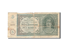 Banconote, Boemia e Moravia, 5 Korun, 1940, KM:4a, Undated (1940), B