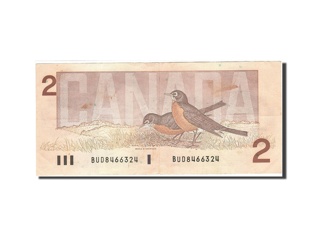 Banknote, Canada, 2 Dollars, 1986-1991, 1986, KM:94a, EF(40-45)